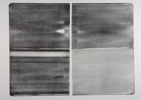 Hans Hartung, 3 sheets: Hommage à Anna-Eva Bergmann; Untitled, 1974; Untitled