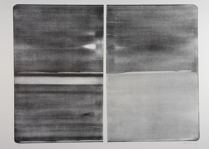 3 sheets: Hommage à Anna-Eva Bergmann; Untitled, 1974; Untitled