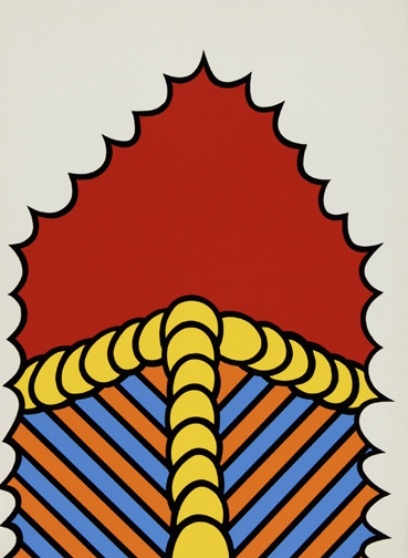 Nicolas Krushenick, Untitled, from "Formen der Farben", 1967