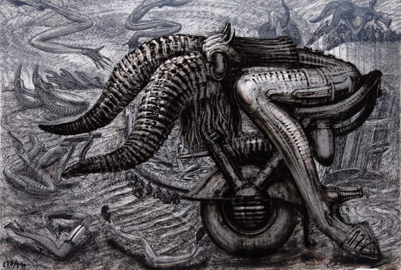 HR Giger, Taunus zinc, 1992