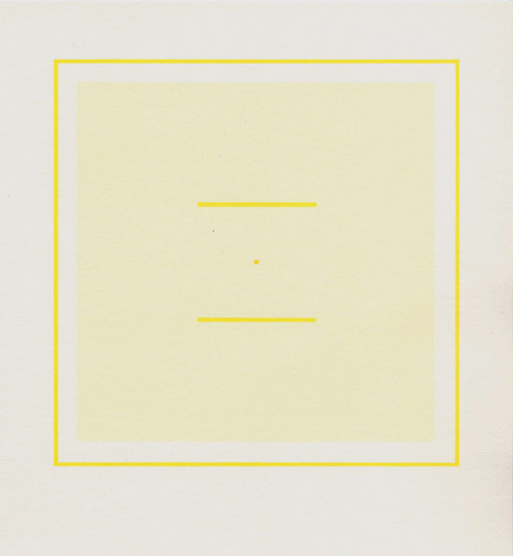 Antonio Calderara, Portfolio. Nello spazio quadrato, 1975