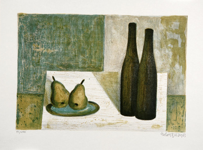 6 sheets: Sicht aufs Meer, 1958; Still Life , 1963 (2); Häuser, 1968 (2); Kanal