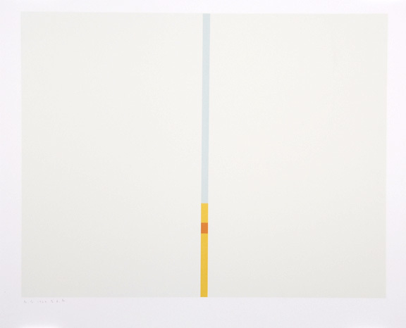 Antonio Calderara, 4 sheets: Senza titolo, 1969 (3); Senza titolo