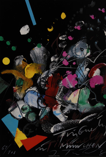 Jean Tinguely, Poster. Tinguely in München