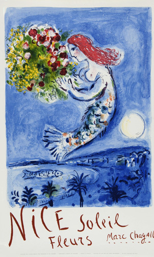 Marc Chagall, Poster. Die Engelsbucht, 1962