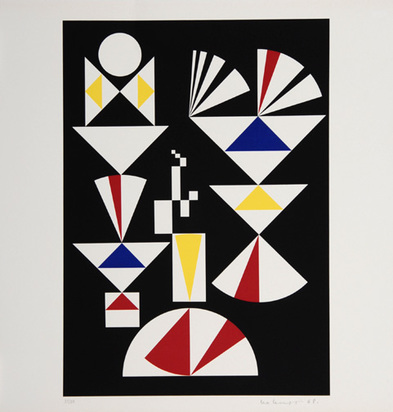2 sheets: Composition, 1958; 1968