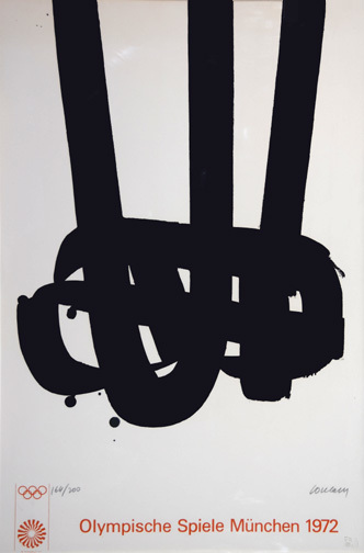 Pierre Soulages, Poster. Olympische Spiele München, 1972