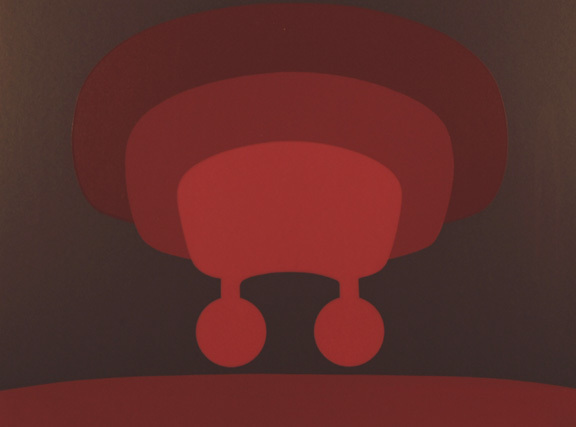 Carl Bucher, 5 sheets from "Landing", 1970