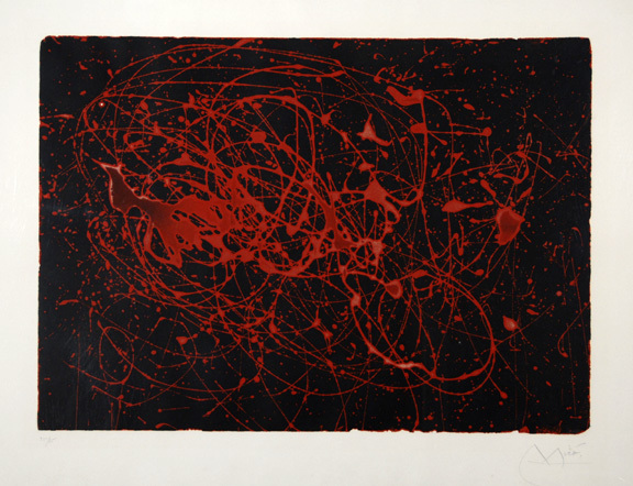 Joan Miró, L'oiseau de feu, 1963