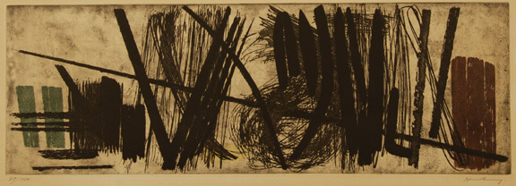 Hans Hartung, Composition "4", 1953