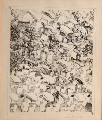 2 sheets: Zürcher Provokationsdrama, 1971; Grand Bavard, 1976