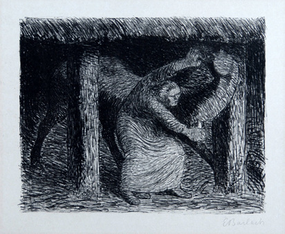 Die Mörderin, aus "Der tote Tag", 1912