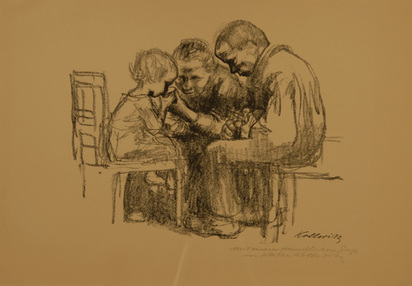 Besuch im Kinderkrankenhaus, 1926
