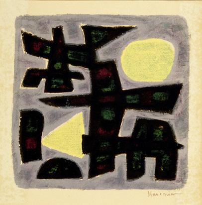 2 Blätter: Flamme vive, 1957; Sans titre