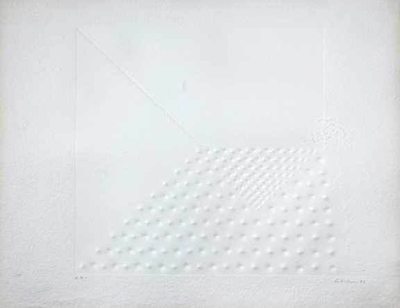 Enrico Castellani, Senza titolo, 1983
