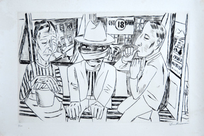 In der Trambahn, 1922