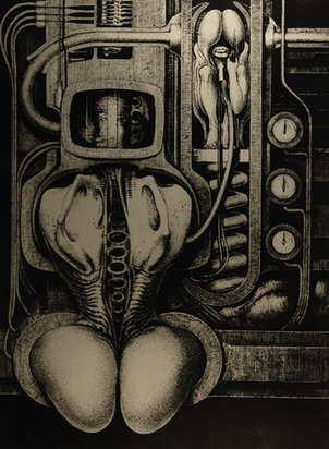 Blatt aus "Biomechanoiden", 1969