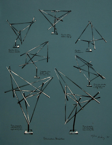 George Rickey, Tetrahedion Variations, 1971