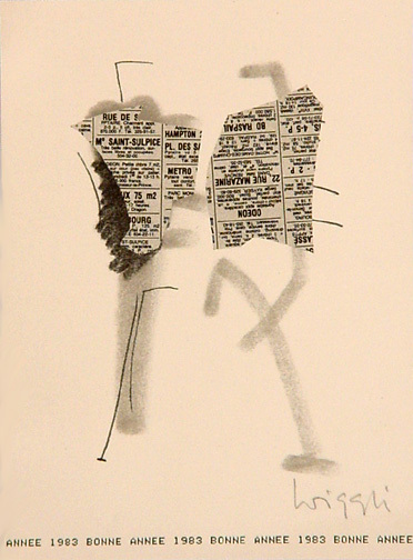 Oscar Wiggli, 6 Blätter: Ohne Titel, um 1980
