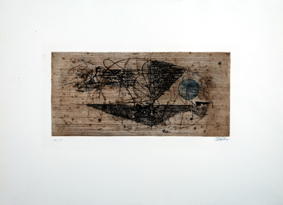 Johnny Friedländer, Poissons fond brun, 1954