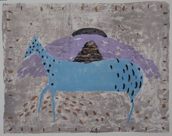 Zoran Music, Cavallino Azzurro, 1952