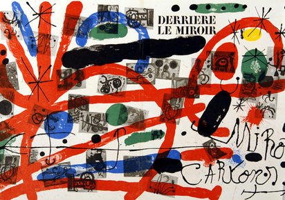 13 sheets from "Derrière le miroir": Míro (4); Calder (2); Chagall (1); Kandinsky (1); Riopelle (1); Fiedler (2); Ubac (1); Van Velde (1)