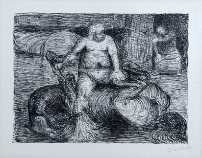 Besenbein auf dem toten Rosse Herzhorn I, aus "Der tote Tag", 1912.