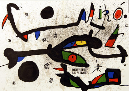 13 sheets from "Derrière le miroir": Míro (4); Calder (2); Chagall (1); Kandinsky (1); Riopelle (1); Fiedler (1); Ubac (2); Carache (1)