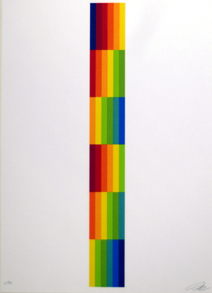 Portfolio. Vier vertikale serielle Strukturen, 1980