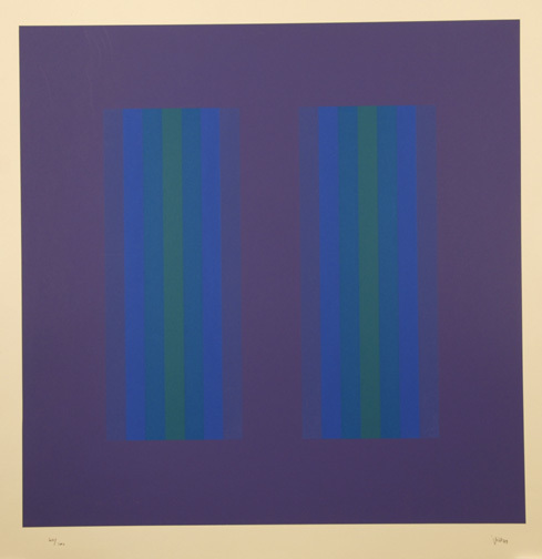 Jakob Bill, Violette Komposition, 1973