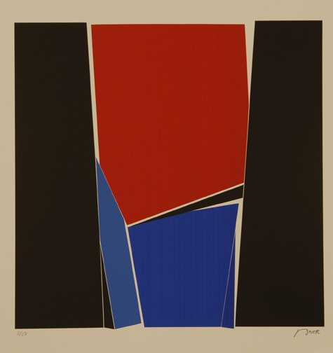 Schweizer Grafik 20.Jh., Folder. 10 Grafikblätter von Schweizer Künstlern, 1968