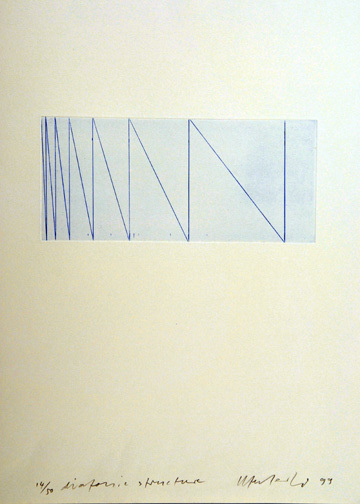 Grafik, 4 Blätter: J. Borofsky; H. Federle; C. Bolle; F. Droese