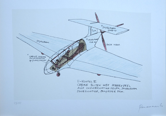 Panamarenko, Folder. 5 Graphics, 1975
