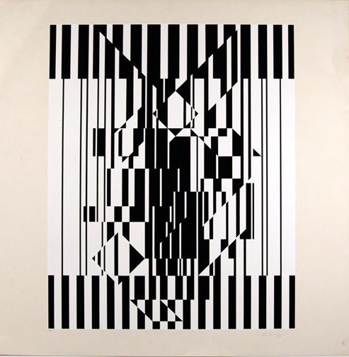 Victor Vasarely, Composition Black-White