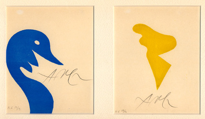 2 Blätter: Puel II; Puel IV, 1966