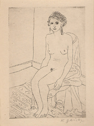 Sitzende, 1942