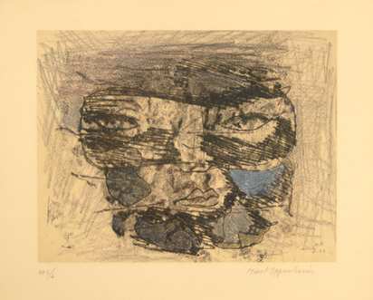 Gesicht mit Halbmaske, 1985