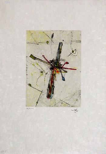 Roberto Matta, Sheet from "Droites Libérées", 1971