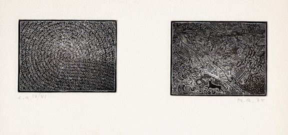 Markus Raetz, Soundso, 1974