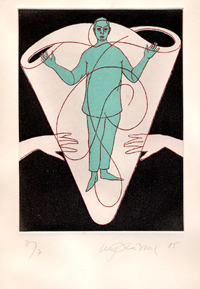 9 sheets from "Domesticated Univers", 1985