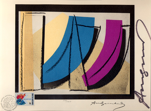 Andy Warhol, U.N. Stamp, 1979