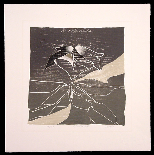 Franz Eggenschwiler, 4 sheets: Windkörper, 1986; Blattitüde, 1976; Fluglinien C, 1980; Europa, 1985