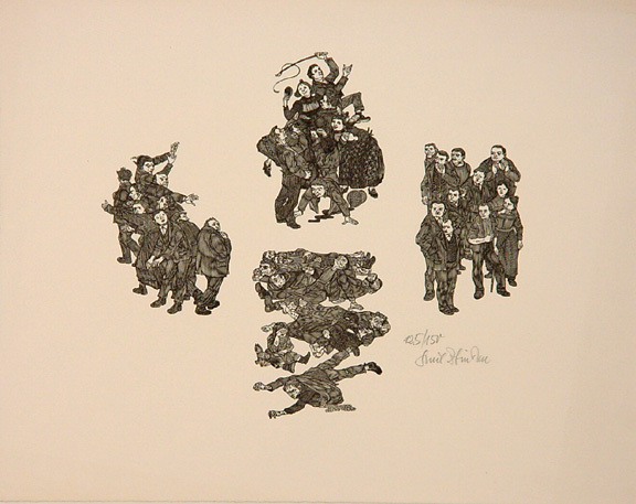 Emil Zbinden, 3 sheets: Tod und Übermut; Sonntag; Untitled