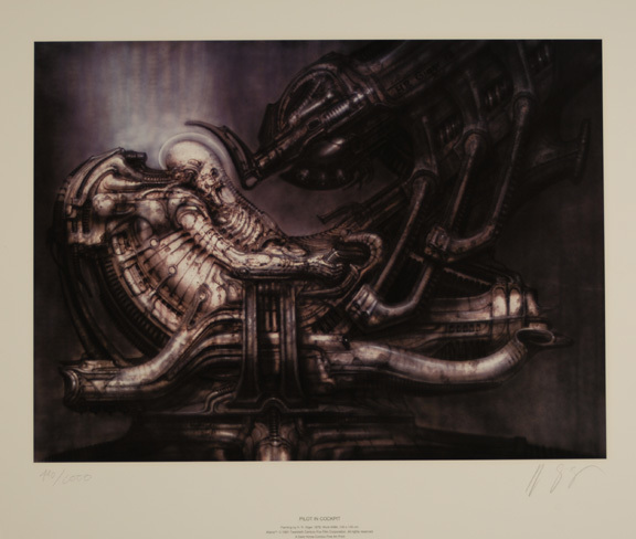 HR Giger, Pilot in Cockpit (Space Jockey), 1991