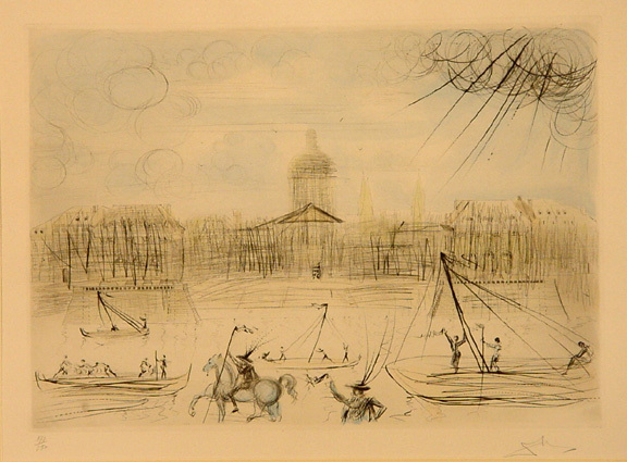 Salvador Dalí, L'Académie de Paris, 1971