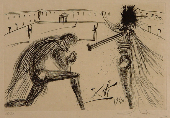 Salvador Dalí, El padre perdonado, from "La vida es sueño", 1975