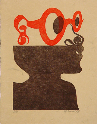 4 Blätter: Selbstbildnis, 1954; 1966; Onkel Odo; Vier Boote, 1956