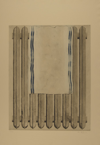 Alfred Hofkunst, Radiator with Towel