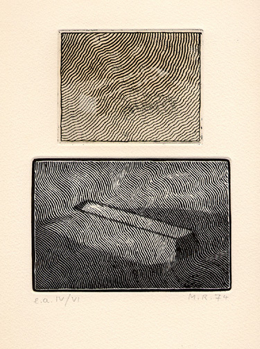 Markus Raetz, Zwei Tröge, 1974