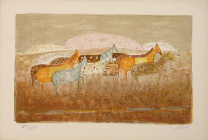 Cavalli che passano, 1949